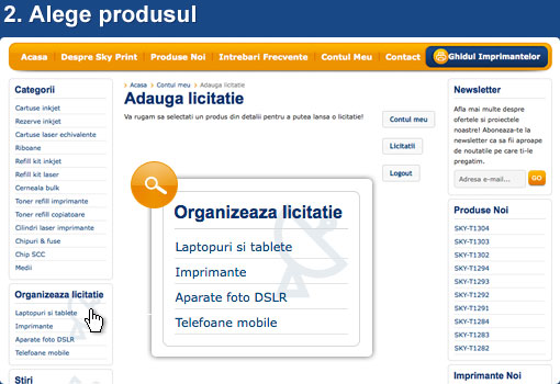 Organizeaza licitatie 2