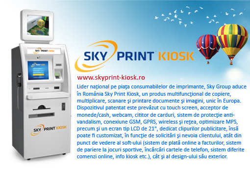Rezerve plus hartie foto promo sky print